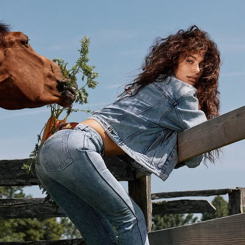 Jordache Denim Crop Trucker Jacket