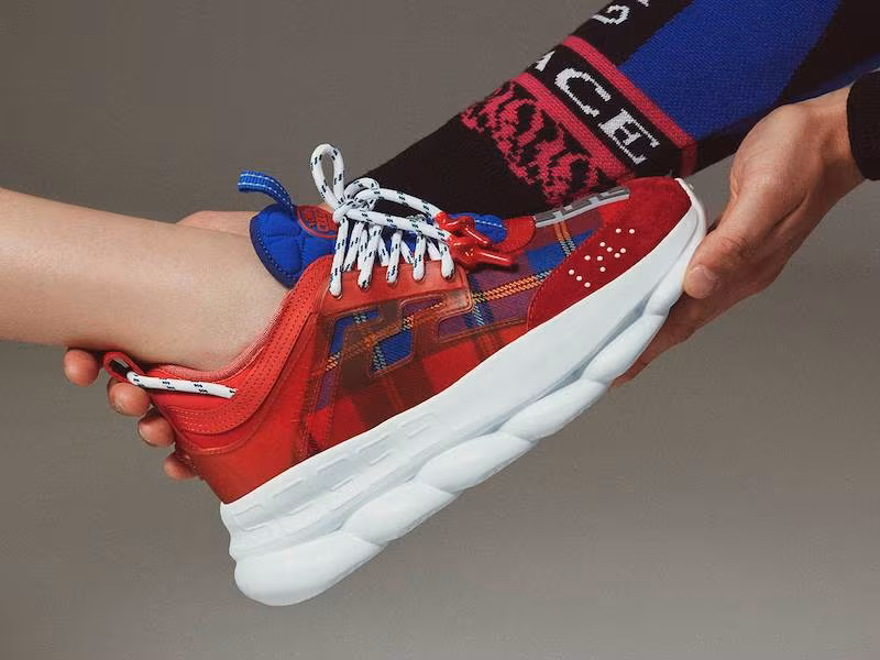 LVR Editions x Versace Chain Reaction Sneakers