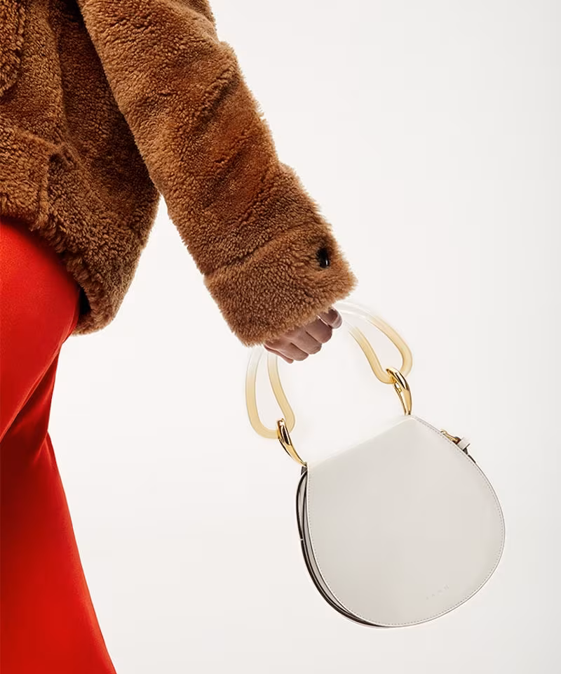 Marni Melville Leather Shoulder Bag