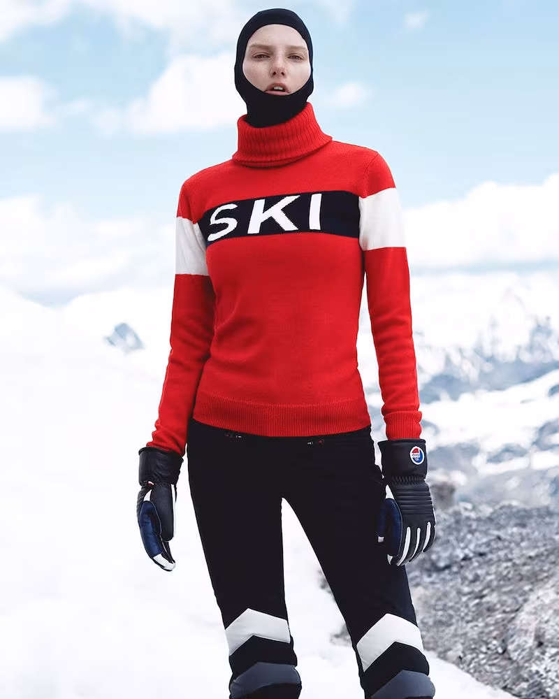 Perfect Moment Ski Roll-Neck Wool Sweater
