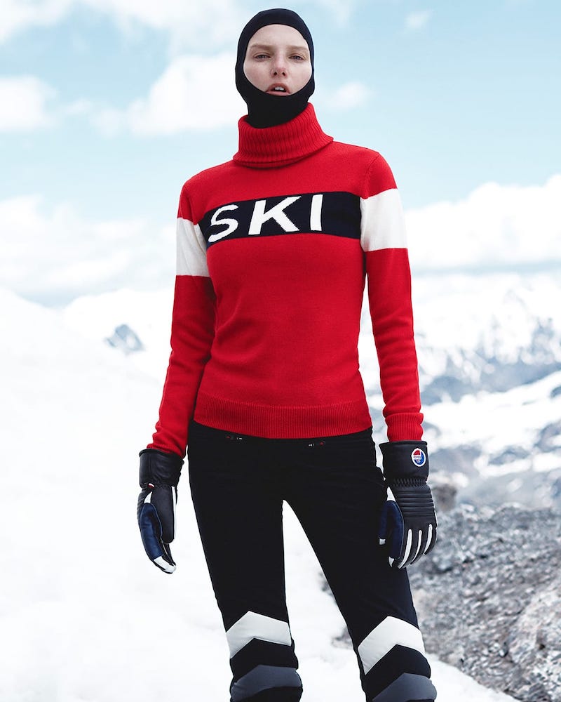Perfect Moment Ski Roll-Neck Wool Sweater