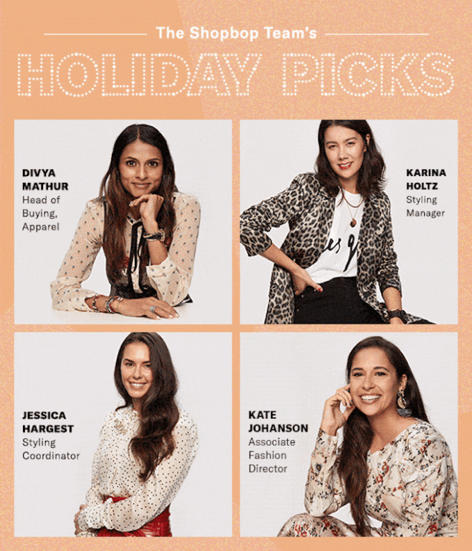 SHOPBOP Team's Holiday 2018 Gift Ideas