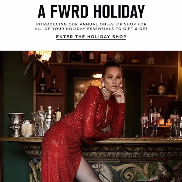 The FWRD Holiday Shop 2018