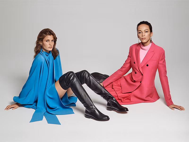 Valentino Shadows Over-the-Knee Leather Boots