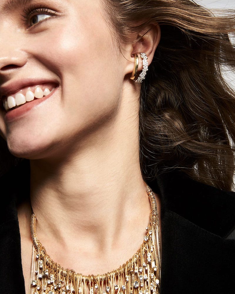Ana Khouri Simplicity 18kt Gold and Diamond Earrings