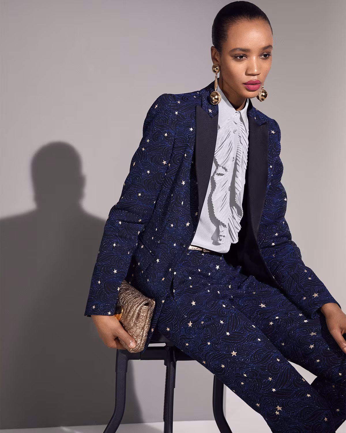 Escada Night Sky Jacquard Jacket
