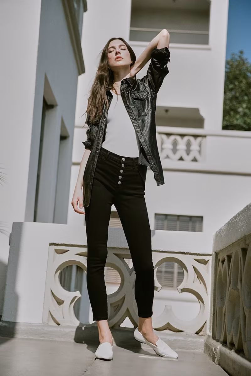 J BRAND Lillie Super High-Rise Cropped Skinny in Vesper