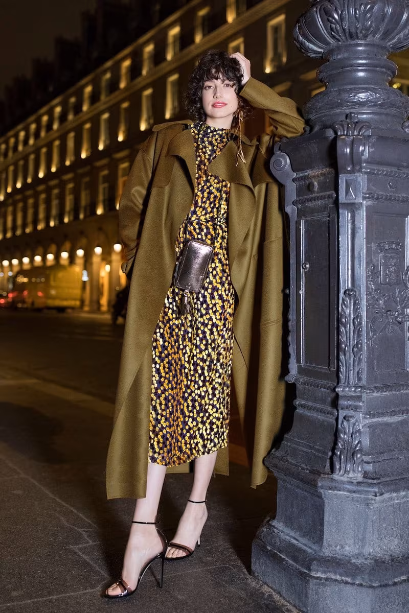 Maison Rabih Kayrouz Wool Trench Coat