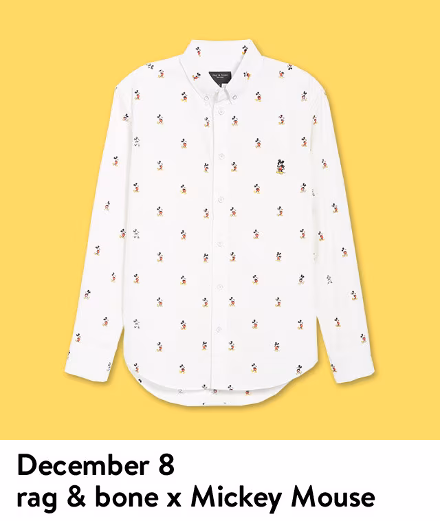 The Daily Drop gift of the day: rag & bone x Mickey Mouse.