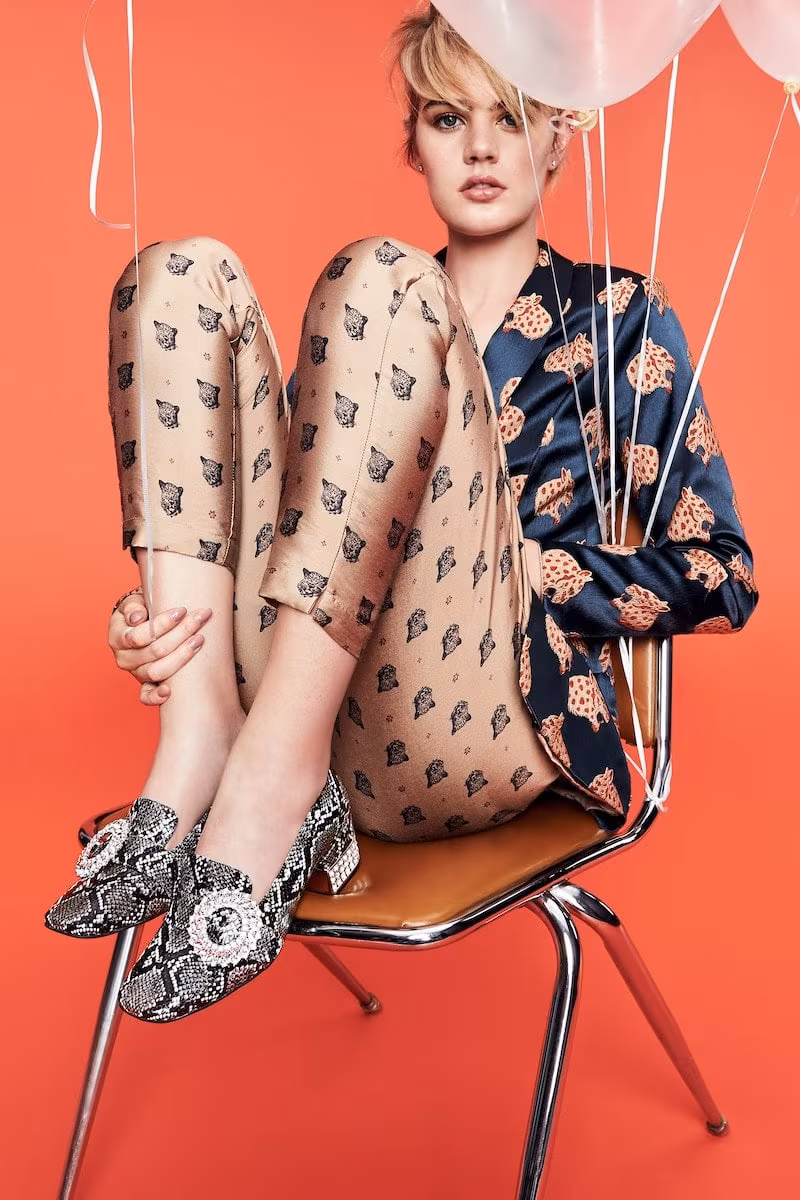 Scotch & Soda Tailored Leopard Pants