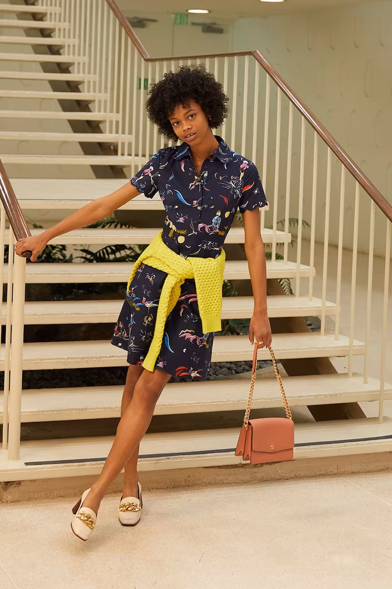 Tory Burch Scallop Shirtdress