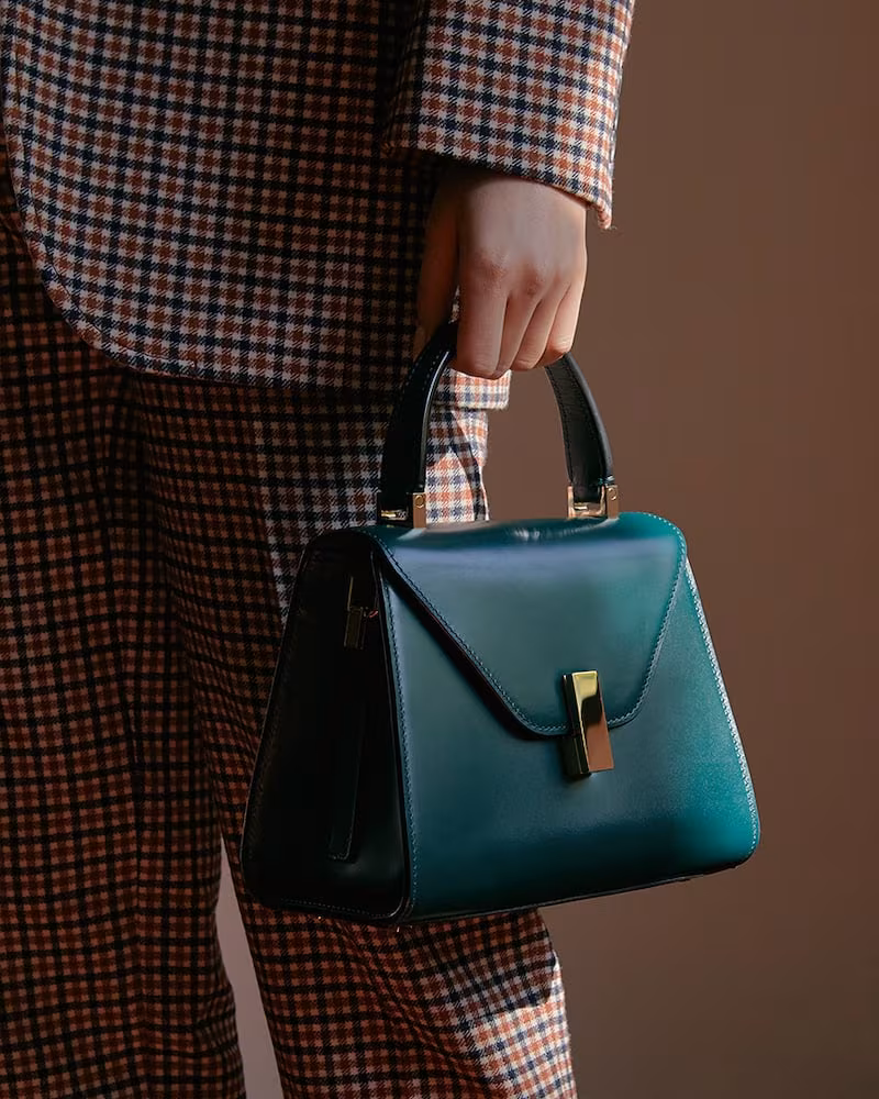 Valextra Iside Mini Leather Bag