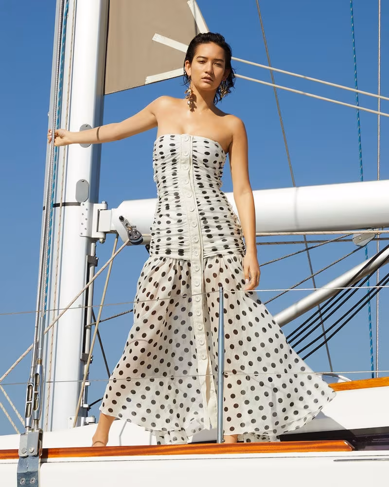 Zimmermann Corsage Ruche Dress