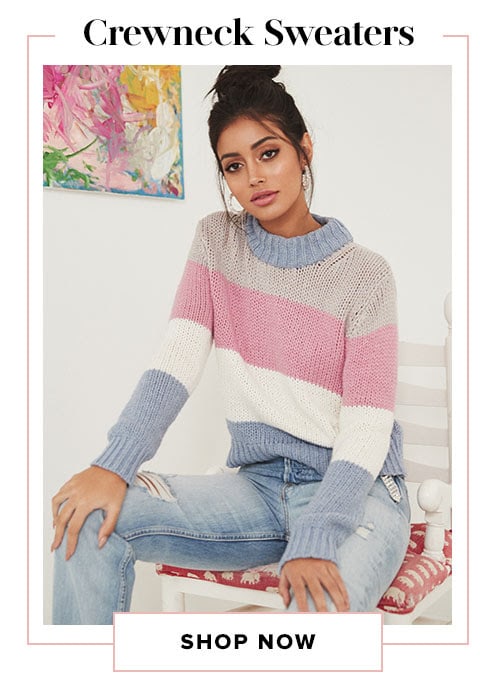Crewneck Sweaters. Shop Now