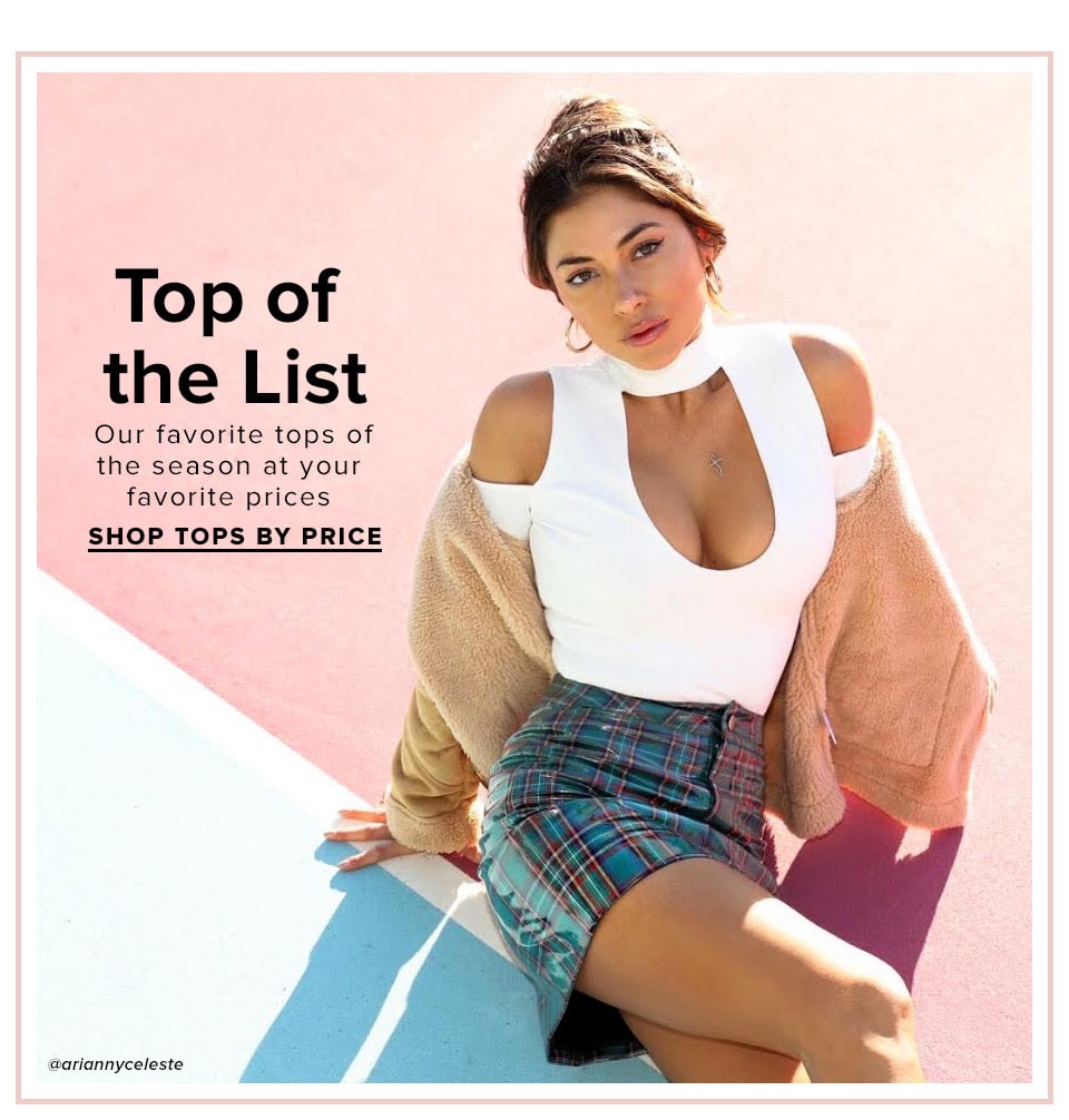 Tops by Price. Our favorite tops are your favorite price. Shop Now.
