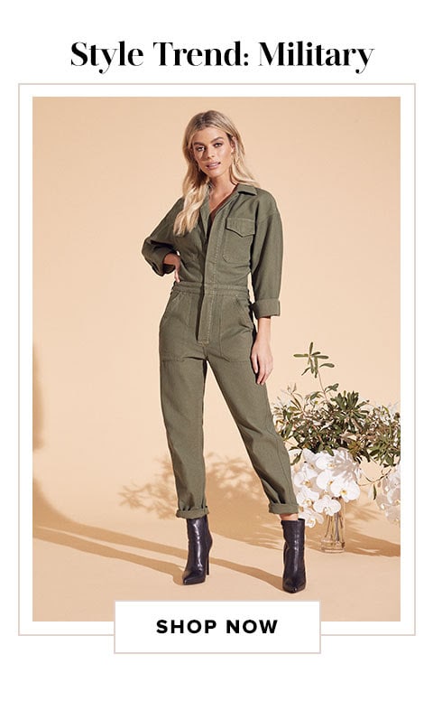 Style Trend: Military. Shop now