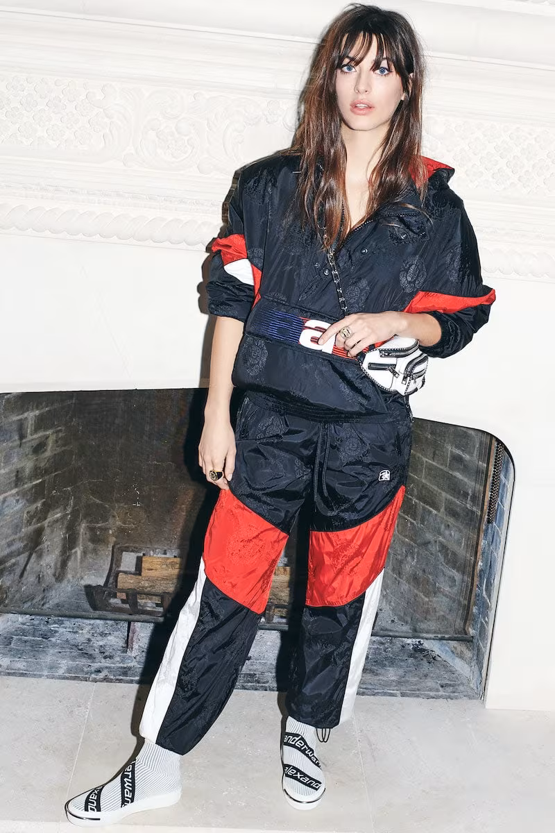 Alexander Wang Winbreaker Track Pants with Elastic Waistband