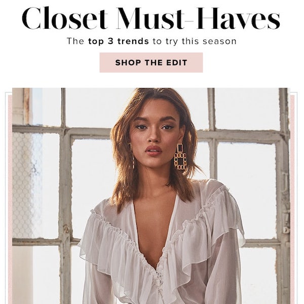 Closet Must-Haves Top 3 Trends to Try Resort 2019