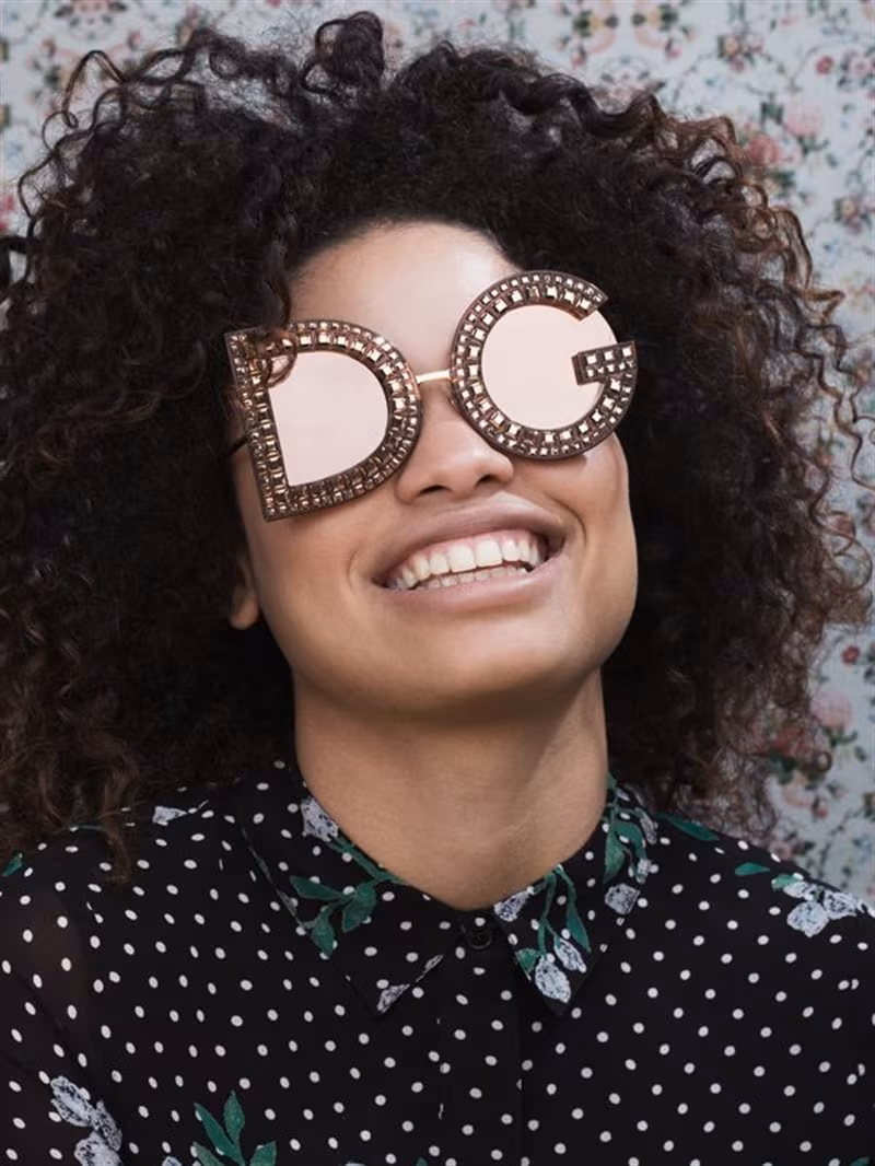 Dolce & Gabbana Dg Crystals Embellished Sunglasses