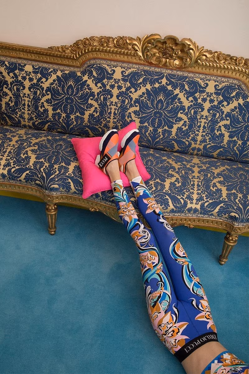 Emilio Pucci Printed Lycra Leggings