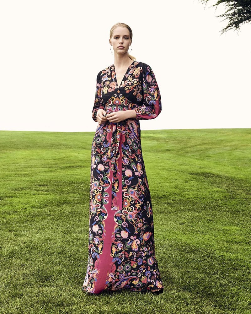 Etro Silk Paisley Sequined Gown