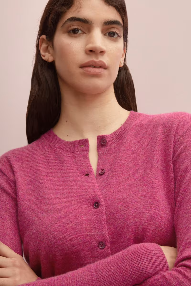 Everlane Cashmere Crew Cardigan