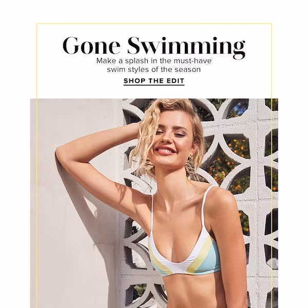 Gone Swimming: Resort 2019 Must-Have Swim Styles