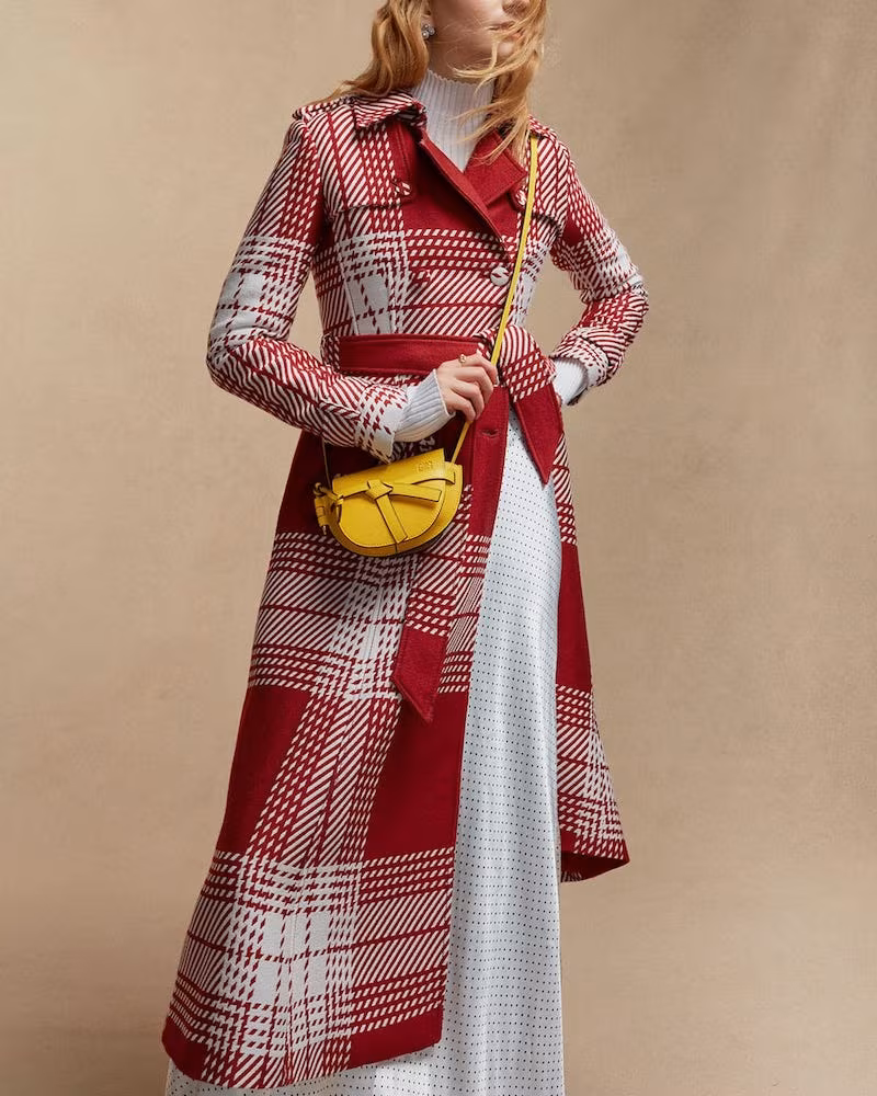 Loewe Gate Mini Grained-Leather Cross-Body Bag