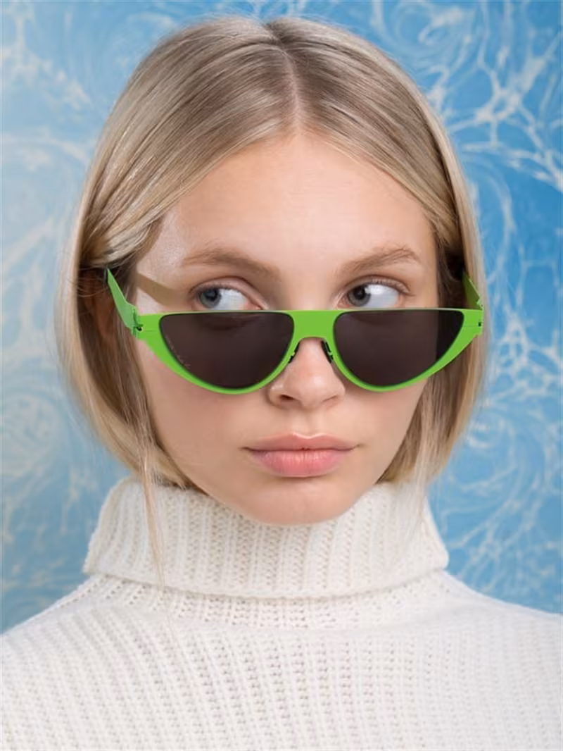 Mykita Martine Rose Kitt New Lime Sunglasses