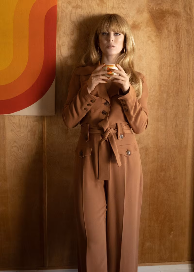 & Other Stories Belted Workwear Jumpsuit