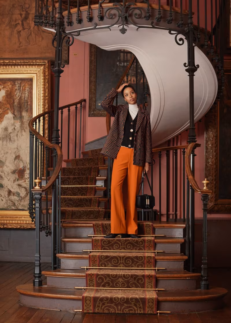 & Other Stories Mid Rise Tailored Pants