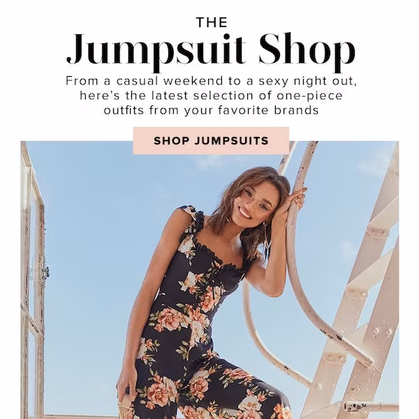 REVOLVE Resort 2019 The Jumpsuit Shop