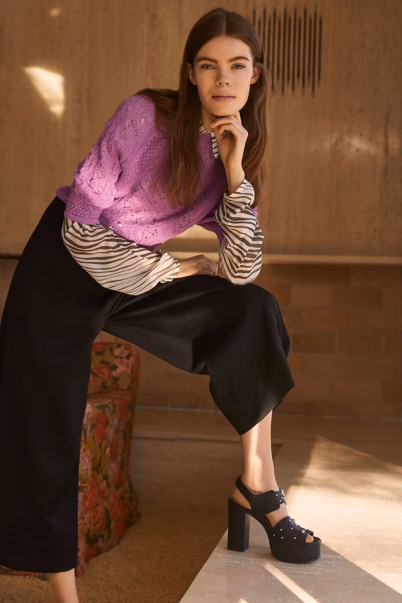 See by Chloé Zebra Blouse