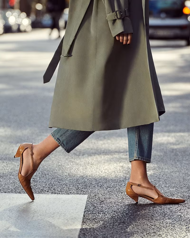 The ROW Bourgeoisie Salome Lizard Pumps