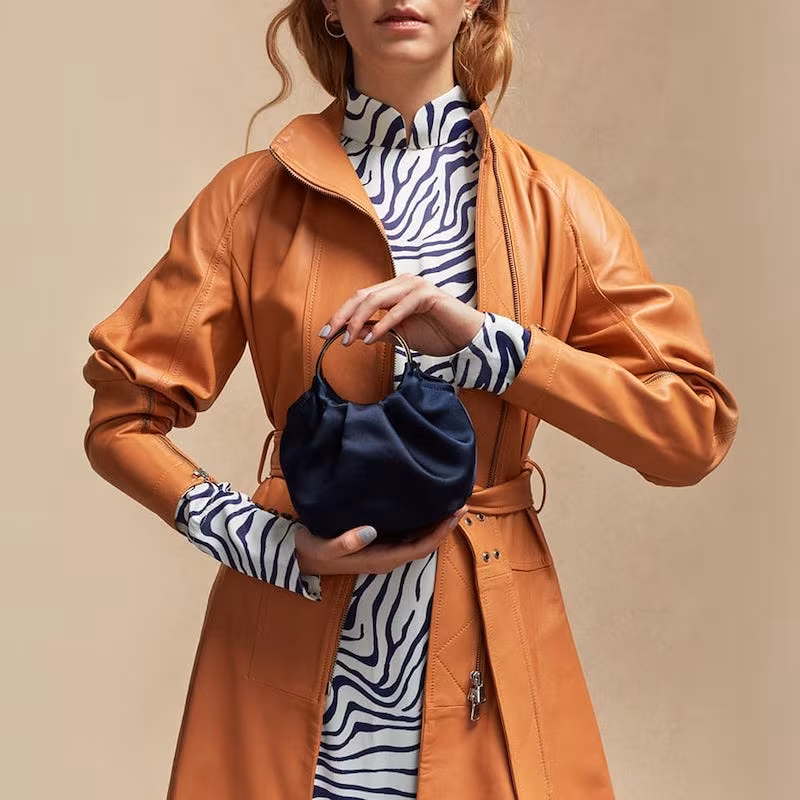 The Row The Ascots Satin Clutch