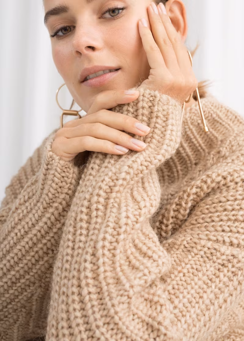 & Other Stories Oversized Alpaca Blend Sweater