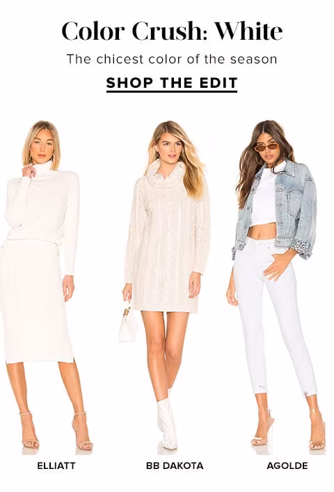 Color Crush: White. Shop The edit