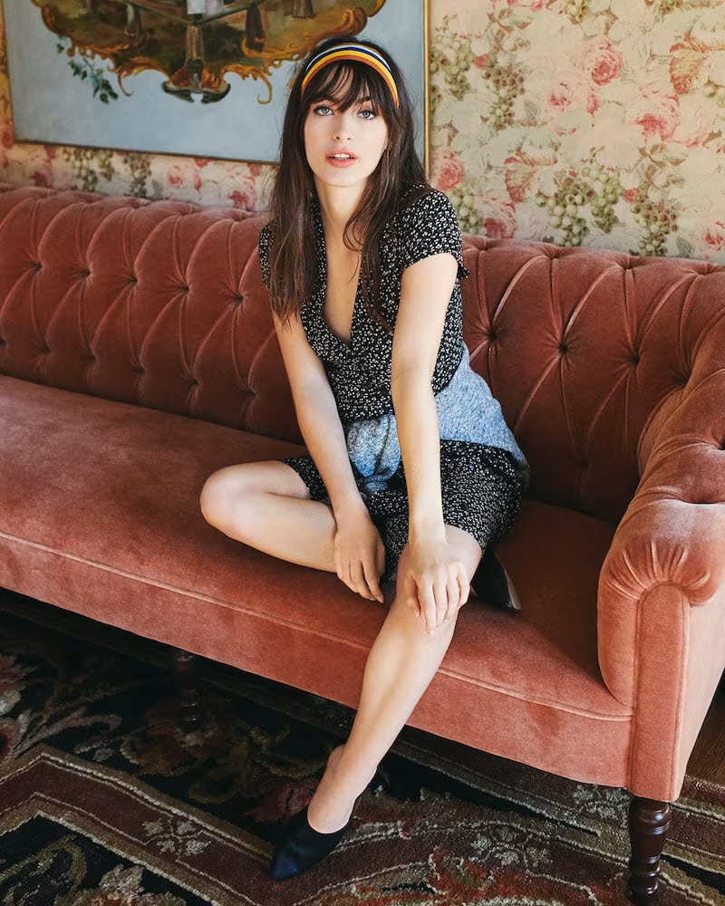 Madewell Button Wrap Retro Dress