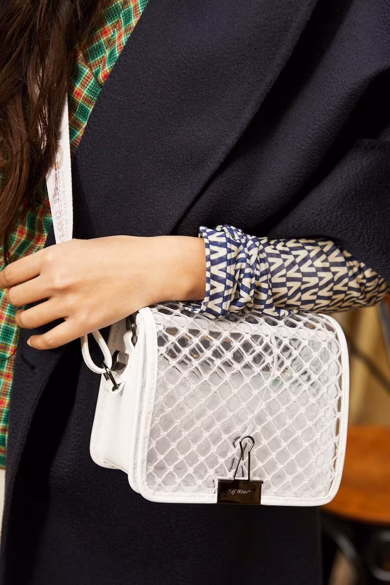 Off-White Binder Clip Crossbody Bag