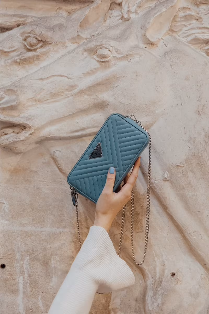 Prada Quilted Nappa Leather Shoulder Bag