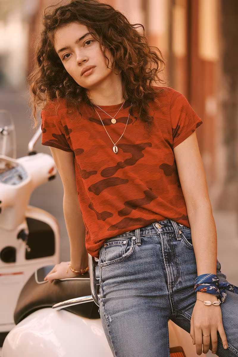 Rag & Bone/JEAN Camo Tee