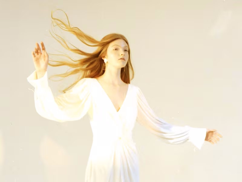 Self-Portrait Knotted and Pleated Jersey Long Dress