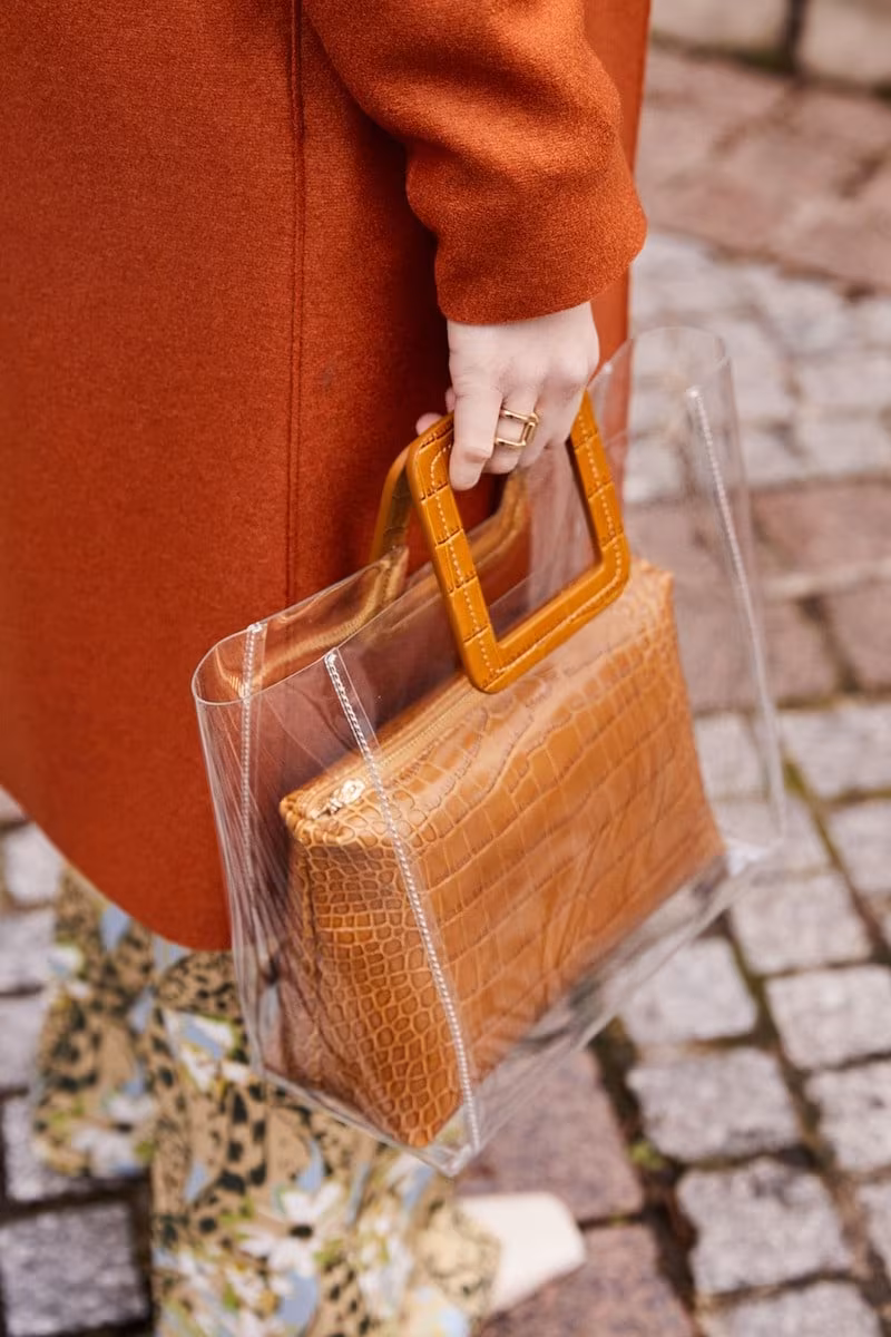 Staud Shirley Handbag Clear