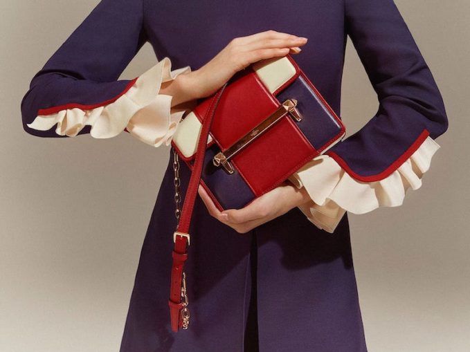 Valentino Ruffle-Trimmed Wool and Silk-Blend Mini Dress