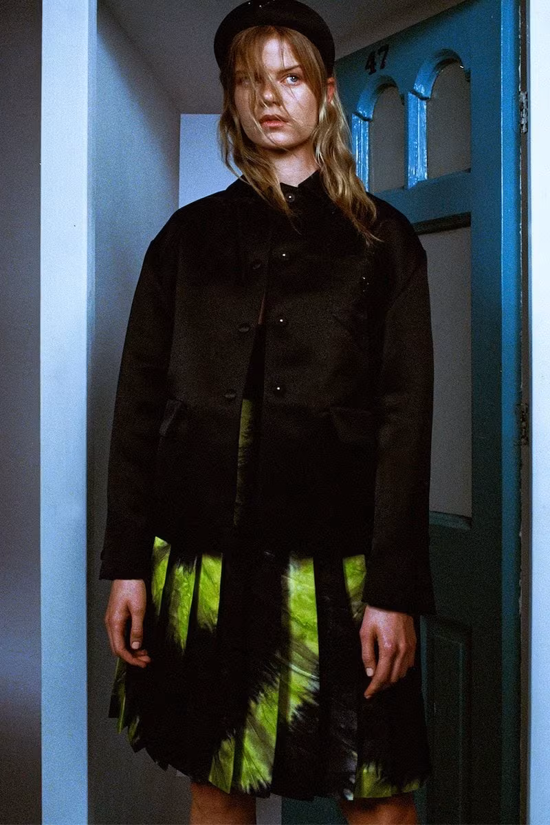 Prada Bow-Trim Technical Silk-Satin Jacket