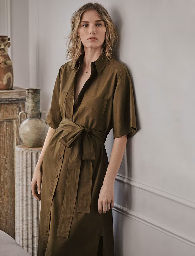 Vince Utility Shirtdress