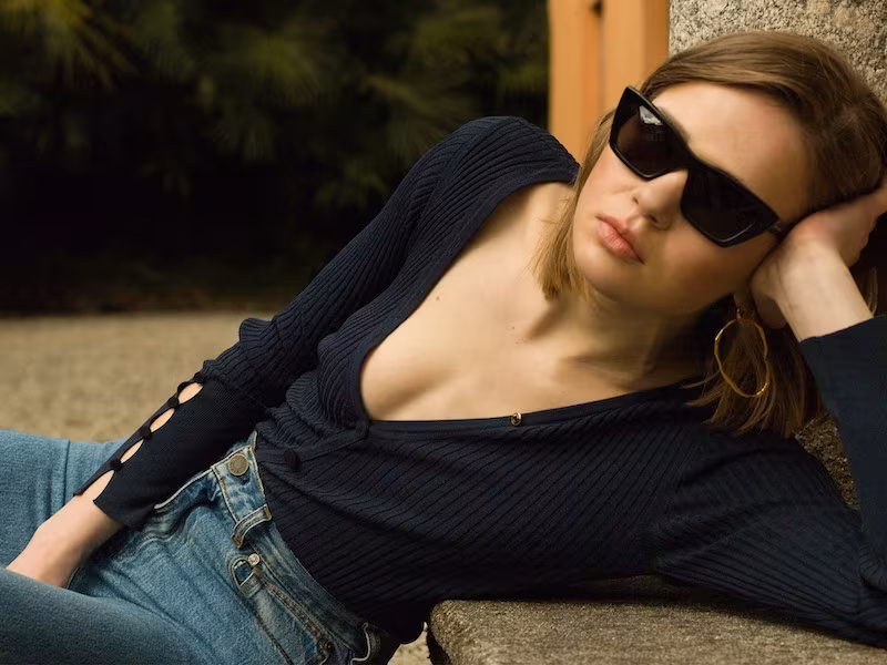 Jacquemus Viscose Rib Knit Cardigan