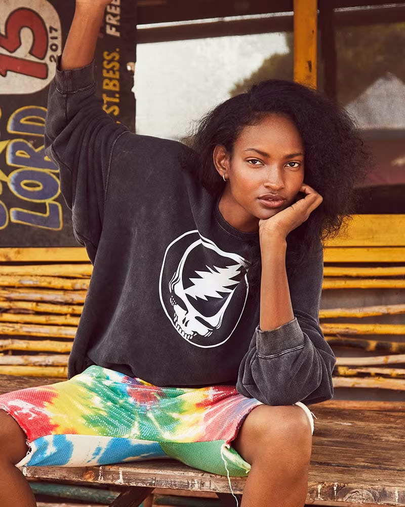 R13 Steal Your Face Sweatshirt