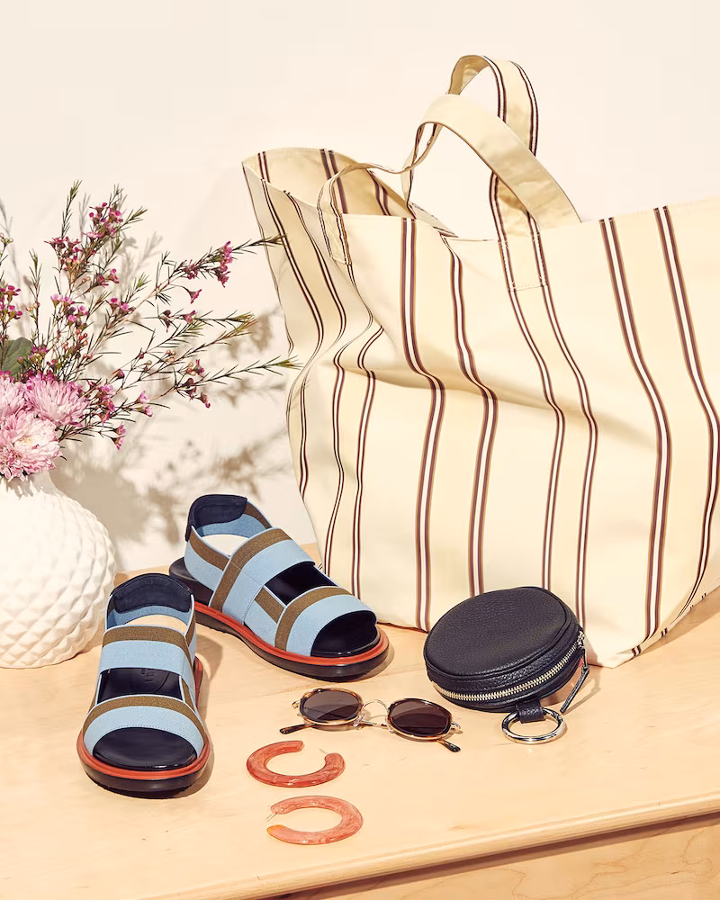 Trademark Stripe Large Grocery Tote