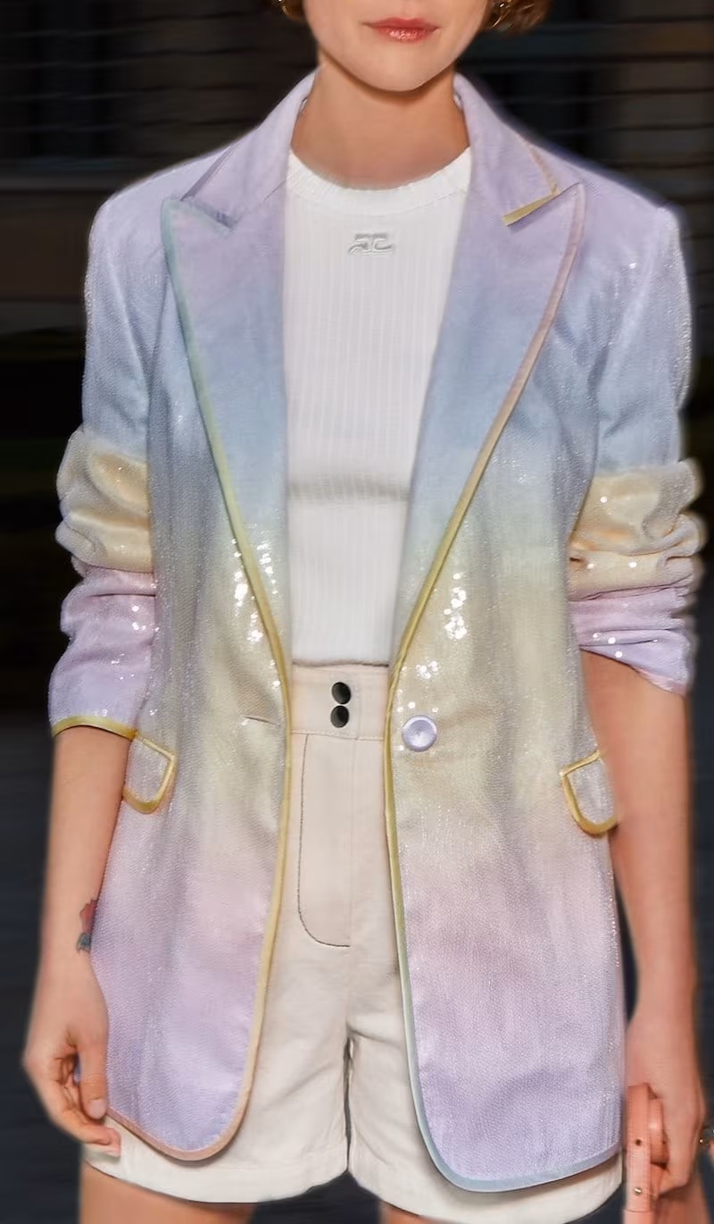 Marco de Vincenzo Rainbo Sequined Jacket
